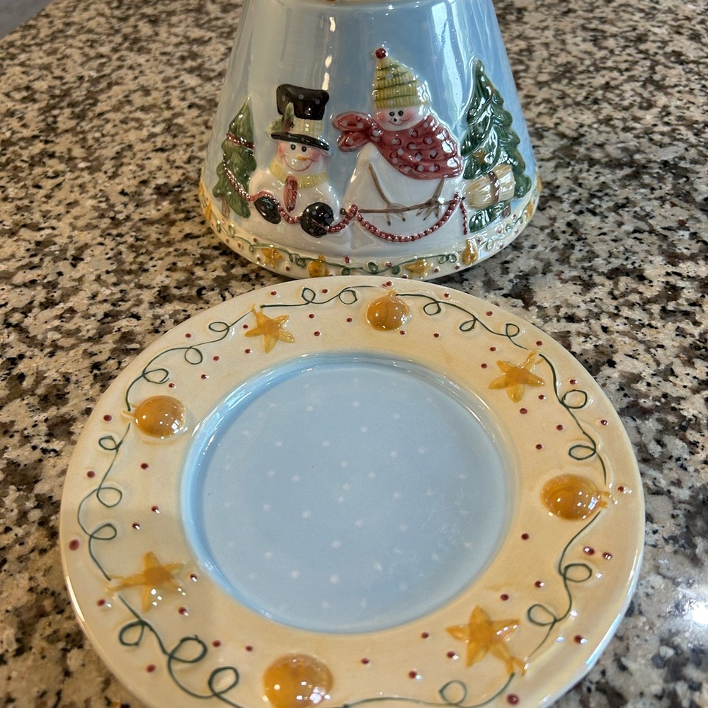 Yankee Candle Large Jar Shade and Jar Plate - Picture 2 of 8
